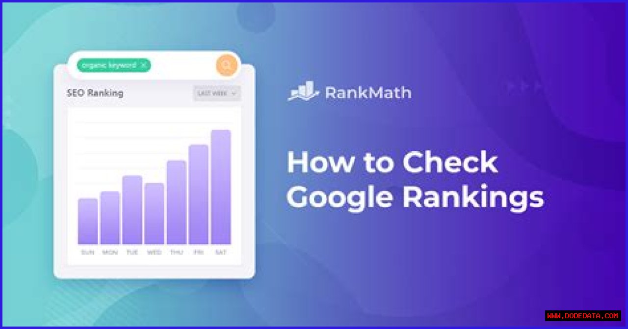 How To Check Your Site Ranking In Google: A Comprehensive Guide.
