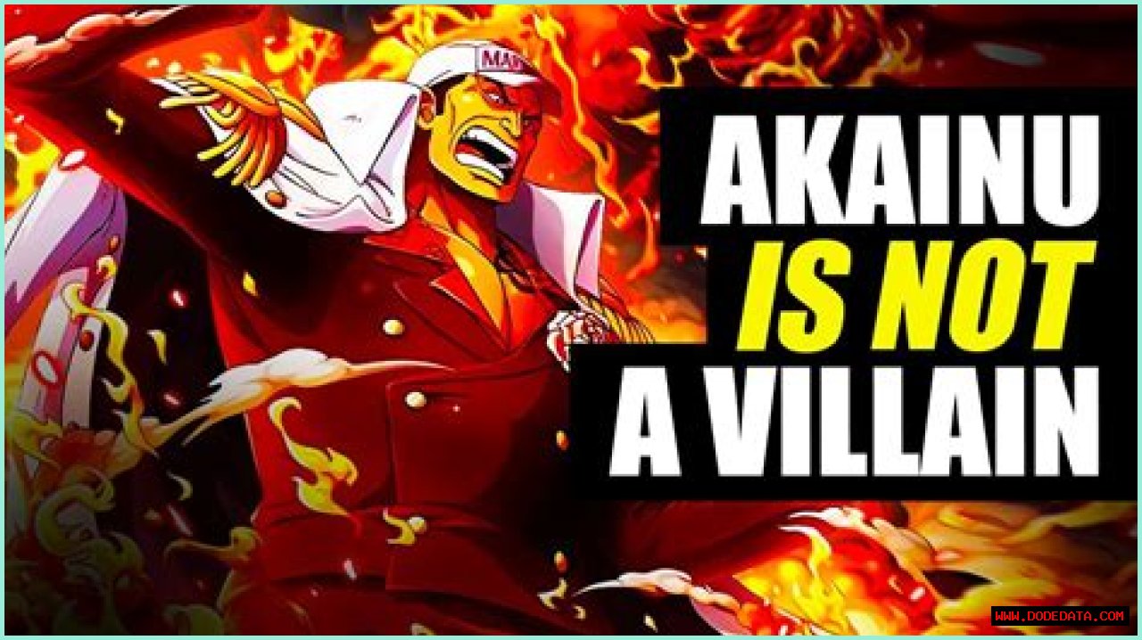 Understanding Akainu: The Power Of Justice In One Piece