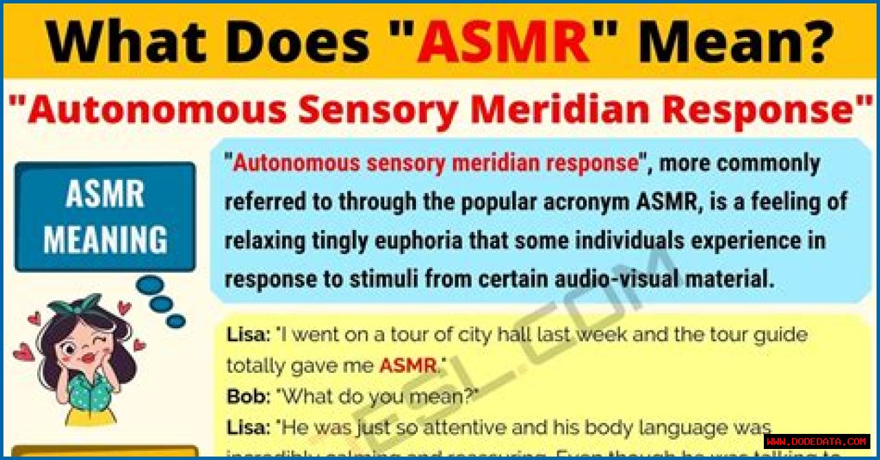 Understanding ASMR: What Does ASMR Stand For?